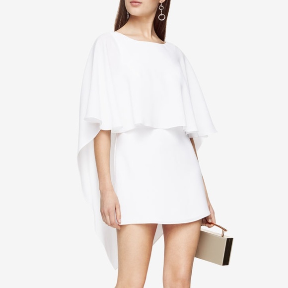 bcbg jamey cape dress